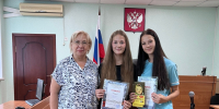 Награждение за участие в патриотической выставке творческих работ, посвященных 81-й годовщине Победы в Великой Отечественной войне 1941-1945 годов. - Касимовский районный суд