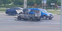 В Старом Осколе очевидцы спасли пожилую пару из горящей машины - Fonar.Tv