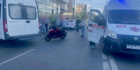 В Железнодорожном районе Самары сбили мотоциклиста - SamaraGIS.Ru