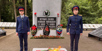 Сотрудники СУ СК России по Калининградской области приняли участие в торжественной церемонии перезахоронения останков красноармейцев, погибших в годы Великой Отечественной войны - Следственный комитет