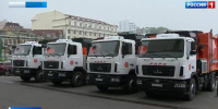 Новая партия мусоровозов поступила в Приморье - ГТРК Владивосток