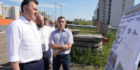 Сергей Верещагин оценил ход строительства и благоустройства важных объектов в Советском районе - Наш Красноярский край