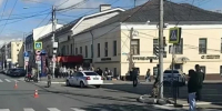 На перекрестке Кирова и Рылеева в Калуге мотоциклист протаранил пешехода - Калужский перекрёсток