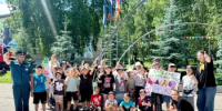 Сотрудники пожарной части села Абзаково провели урок безопасности в детском лагере - Комитет по чрезвычайным ситуациям
