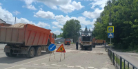 В Ясногорске ремонтируют улицу Смидовича - ТК Первый Тульский