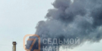 Склад горит на улице Калинина в Красноярске - Седьмой канал