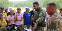 Сегодня в палаточном лагере «Туристическое содружество» стартовала тематическая смена «Патриот». - Администрация Кемеровского района
