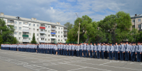 В Кузбасском институте ФСИН России состоялся смотр строя и песни среди переменного состава - Кузбасский институт ФСИН России