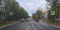В Мурманске байкер сбил двух пешеходов - Мурманский вестник