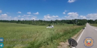 В Озёрском районе 18-летний водитель обгонял через сплошную и улетел в кювет - KaliningradToday.Ru