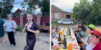 © Скриншоты видео из соцсетей жительницы села Сандата Инны Таран - Yuga.Ru