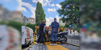 Мотоцикл должника по алиментами арестовали у здания воронежского суда - ГТРК Воронеж