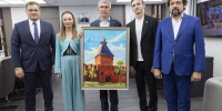 Дмитрий Миляев провел встречу с авторами арт-проекта «Миссия в архитектуре» - Правительство области