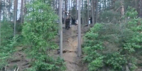 На озере в Выборгском районе девушка сорвалась с тарзанки - ЛенТВ24