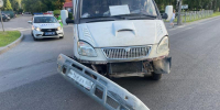 «Газель» с пьяным водителем лишилась бампера в ДТП на Рижском проспекте - Pln-Pskov.Ru