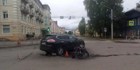 В Сыктывкаре женщина за рулём Nissan не поделила перекрёсток с мопедом - ИА Комиинформ
