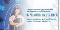 Следственное управление СК России по Нижегородской области предупреждает об уголовной ответственности за склонение к употреблению наркотических средств - СУ СК РФ