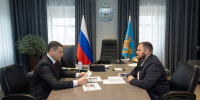 Дмитрий Яковлев доложил Михаилу Ведерникову о грантовой работе и актуальных направлениях молодежной политики - Губернатор Псковской области