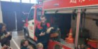 Воспитанники воскресной школы посетили пожарную часть в Сертолово - Выборгская Епархия