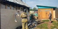 Дом сгорел в Бурятии из-за неосторожного обращения с огнём - ИА Байкал-Daily