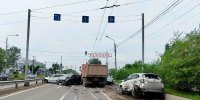 В Красноярске столкнулись 10 автомобилей - ИА Тайшет24