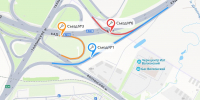 На КАД с 28 июня по 4 июля перекроют съезды на Таллинское шоссе - Spbdnevnik.ru