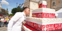 120-килограммовый торт приготовили в Вологде в честь Дня города - OnlineVologda.Ru