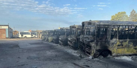 Украинские БПЛА нанесли удар по автобусному парку в Херсонской области - M24.Ru