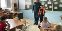 Инспекторы ГИМС провели профилактическую беседу с детьми в подольском лагере - ГУ МЧС МО