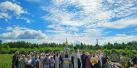 24.06.27 г. Освящение часовни на кладбище в д. Семигорье, изображение №5 - Ивановская митрополия