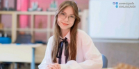 Екатерина Малкова, сдавшая ЕГЭ на 500 баллов / Фото: скриншот видео - ИА Амител