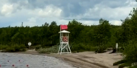 Пляж со спасательной башней - ИА Nord-News.Ru