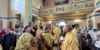 В четвертую Неделю по Пятидесятнице епископ Мефодий совершил Литургию в Серафимовском храме г.Бавлы - Альметьевская Епархия