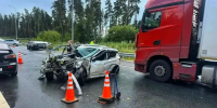 Взрослый и ребенок пострадали в ДТП с грузовиком на обходе Тольятти - TLT.Ru