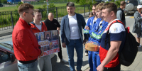 Боксёров «СШОР «Труд» встретили в аэропорту Нарьян-Мара - СШОР Труд