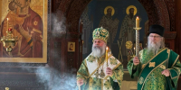 28.06.2026 г. Митрополит Иосиф возглавил утреню с полиелеем в Успенском кафедральном соборе, изображение №1 - Ивановская митрополия