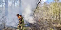 Лесники тушат один грозовой пожар - ГТРК Бурятия