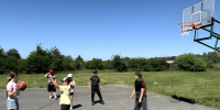 Баскетбол на пришкольной площадке - Законодательное собрание