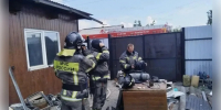 В Черемхово при пожаре в бане пострадали отец и его 4-летний сын - КП-Иркутск
