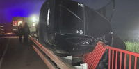 Под Челябинском автомобиль напоролся на ограждение и повис над рекой из-за косули - Агентство новостей Доступ