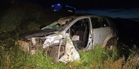 Автомобиль SangYong съехал в кювет и перевернулся - TltGorod.Ru