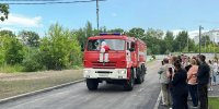 В Коммунаре открыт специальный выезд для пожарной техники - Гатчинская служба новостей