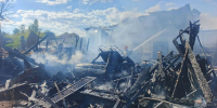 Пожар в Ковровском районе: площадь возгорания — 249 кв. м - ГТРК Владимир