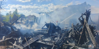 В Ковровском районе спасатели потушили пожар на площади 249 «квадратов» - Progorod33.Ru