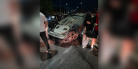 24-летняя девушка устроила ДТП с «перевёртышем» на набережной в Воронеже - ГТРК Воронеж