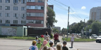 В Копейске дошкольники закрепили знания правил дорожного движения - Копейский рабочий