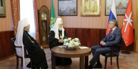 Дмитрий Миляев провел встречу с Патриархом Московским и всея Руси Кириллом и митрополитом Тульским и Ефремовским Алексием - ИА Новомосковск Сегодня