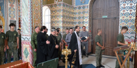 «Один в поле воин, если с Богом!» — иеромонах Филарет (Зубов) посетил центр «Патриот» - Департамент по делам казачества, военным вопросам и работе с допризывной молодежью