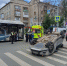 Автомобиль перевернулся  в Самаре после столкновения с автобусом 29 июня - Самарская Газета