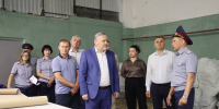 И.о. министра промышленности, торговли и предпринимательства Андрей Ветров познакомился с производственным потенциалом исправительной колонии № 2 - Министерство промышленности, торговли и предпринимательства